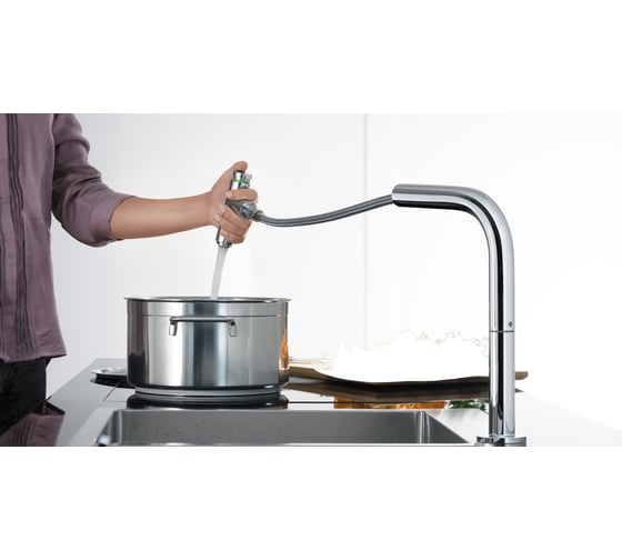 Кухонная мойка HANSGROHE 43202000 C71-F660-08 со смесителем 00000061690