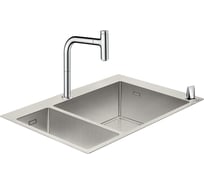 Кухонная мойка HANSGROHE 43206800 C71-F655-09 со смесителем 00000061693