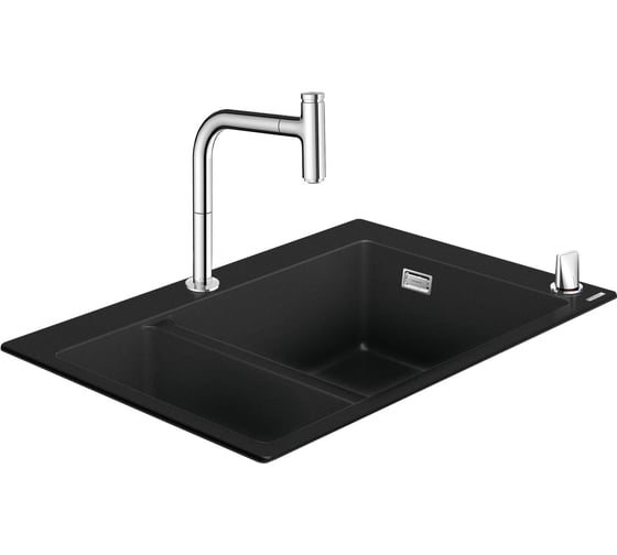 Кухонная мойка HANSGROHE 43220000 C51-F635-09 со смесителем 00000061697