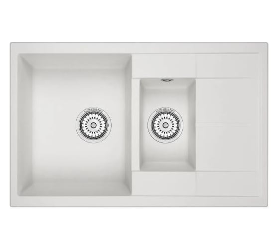 Мойка KUPPERSBERG MODENA 60 NL 1,5B1D WHITE 6725
