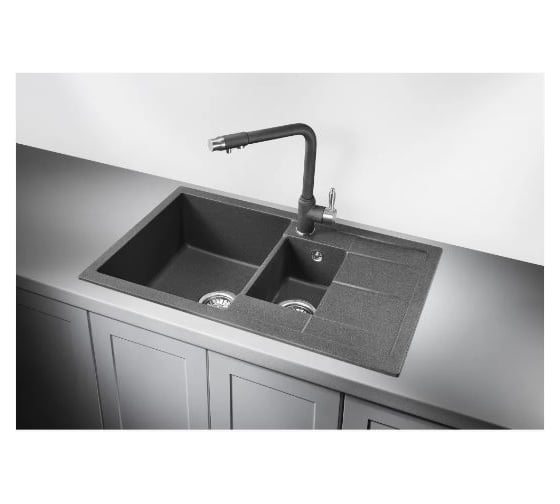 Мойка KUPPERSBERG MODENA 60 NL 1,5B1D DARK ROCK 6724