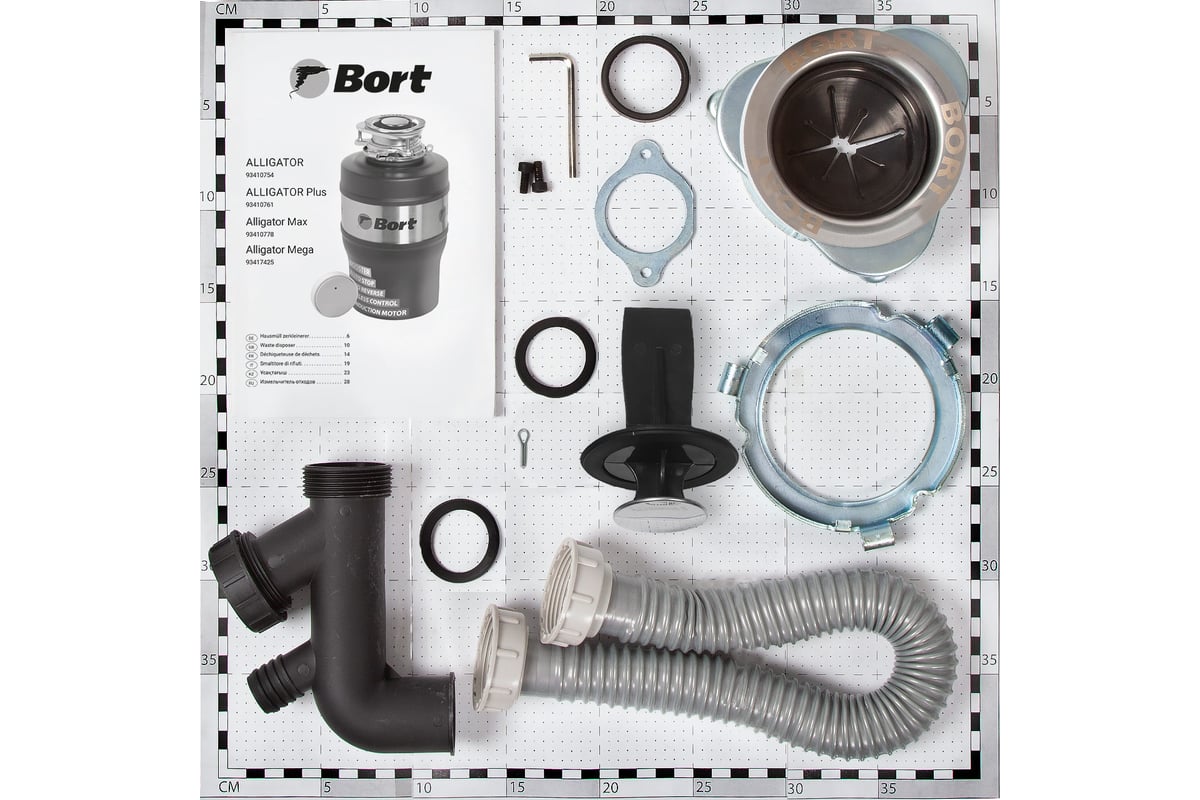 Измельчитель пищевых отходов BORT Alligator MEGA 93417425 - выгодная ...