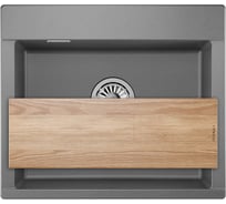 Мойка для кухни GRANULA Estetica 5804 графит 5804, ГРАФИТ