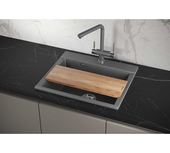 Мойка для кухни GRANULA Estetica 5804 графит 5804, ГРАФИТ