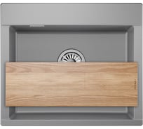 Мойка для кухни GRANULA Estetica 5804, АЛЮМИНИУМ