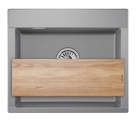 Мойка для кухни GRANULA Estetica 5804, АЛЮМИНИУМ 1