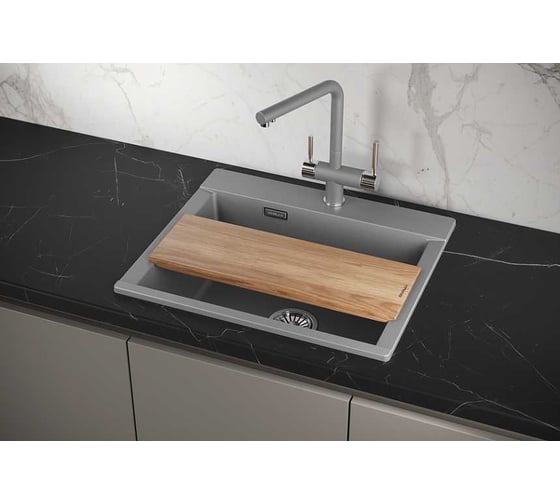 Мойка для кухни GRANULA Estetica 5804, АЛЮМИНИУМ