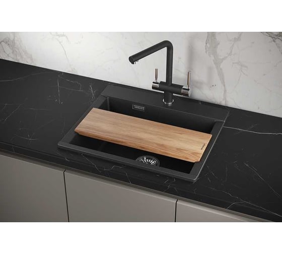 Мойка для кухни GRANULA Estetica 5804 чёрный 5804, ЧЁРНЫЙ
