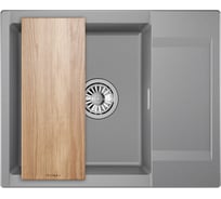 Мойка для кухни GRANULA Estetica 6202 алюминиум 6202, АЛЮМИНИУМ