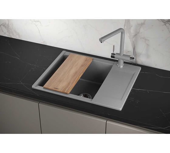 Мойка для кухни GRANULA Estetica 6202 алюминиум 6202, АЛЮМИНИУМ