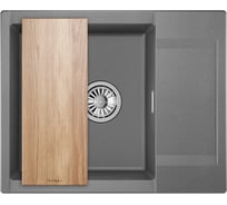 Мойка для кухни GRANULA Estetica 6202 графит 6202, ГРАФИТ
