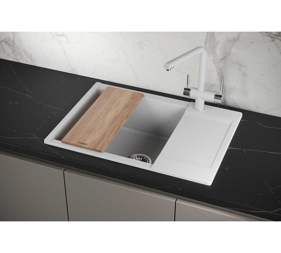 Мойка для кухни GRANULA Estetica 7003 арктик 7003, АРКТИК