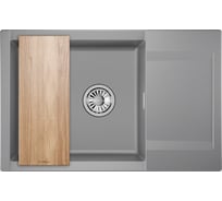 Мойка для кухни GRANULA Estetica 7807 алюминиум 7807, АЛЮМИНИУМ