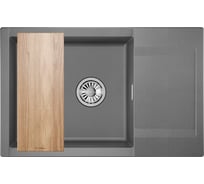 Мойка для кухни GRANULA Estetica 7807 графит 7807, ГРАФИТ