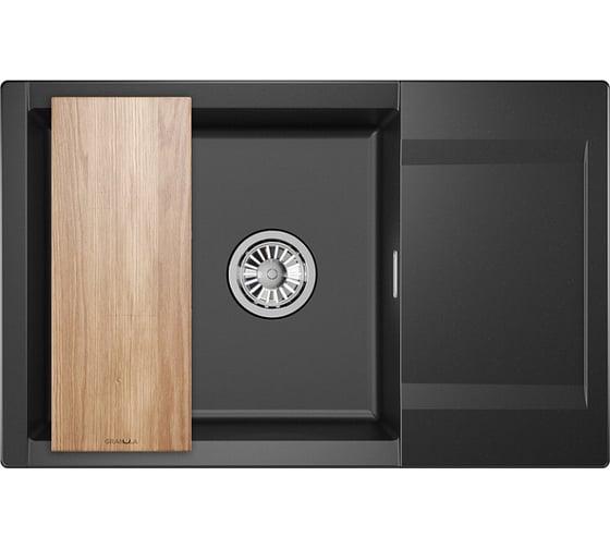 Мойка для кухни GRANULA Estetica 7807 шварц 7807, ШВАРЦ