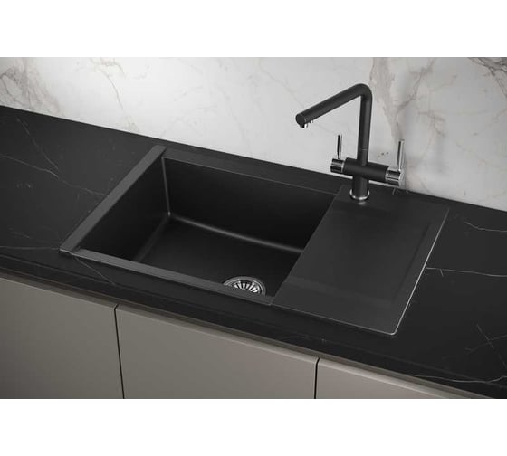 Мойка для кухни GRANULA Estetica 7807 шварц 7807, ШВАРЦ