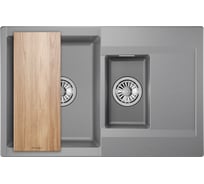 Мойка для кухни GRANULA Estetica 7808 алюминиум 7808, АЛЮМИНИУМ