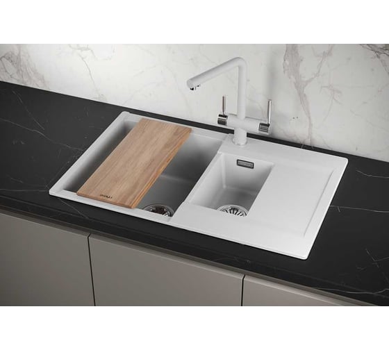Мойка для кухни GRANULA Estetica 7808 арктик 7808, АРКТИК