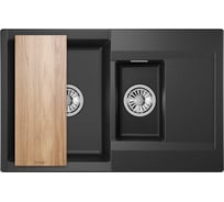 Мойка для кухни GRANULA Estetica 7808 чёрный 7808, ЧЁРНЫЙ