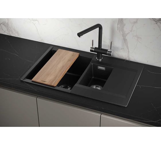 Мойка для кухни GRANULA Estetica 7808 турмалин 7808, ТУРМАЛИН