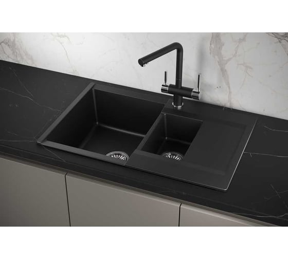 Мойка для кухни GRANULA Estetica 7808 турмалин 7808, ТУРМАЛИН