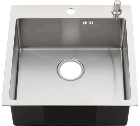 Комплект MELANA Мойка r5050h profline 3,0/200 сатин врезная+дозатор MLN-R5050H+дозатор