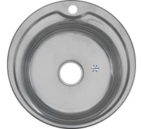 Мойка MELANA 510 0,6/170 врезная, круглая, с сифоном 018 t 15 018 t (*15)