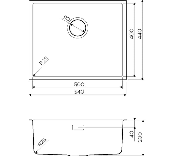 Мойка Omoikiri Tadzava 54-U-IN нержавеющая сталь NEW 4993512