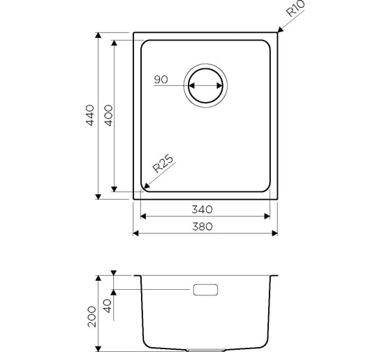 Мойка Omoikiri Tadzava 38-U-IN нержавеющая сталь NEW 4993077
