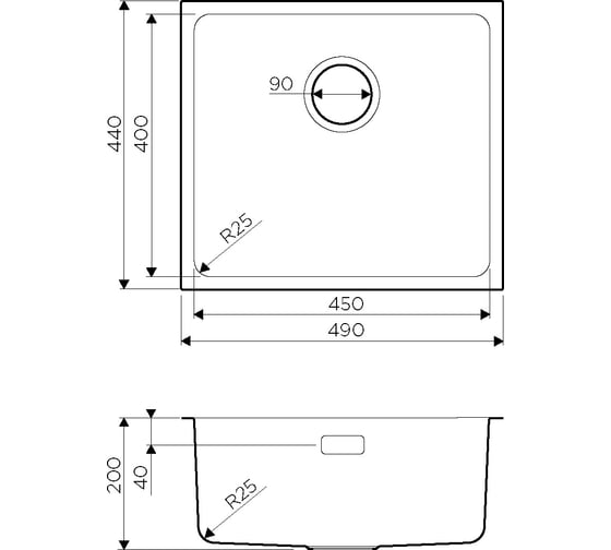 Мойка Omoikiri Tadzava 49-U-IN нержавеющая сталь 4993074