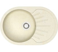 Кухонная мойка Azario Flora (750x505x210) Бежевая (сифон + герметик) 00079912