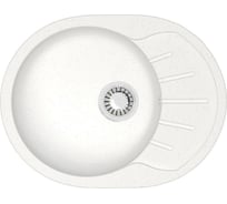 Кухонная мойка Azario Light (575x440x215) Белый лед (сифон + герметик) 00079918