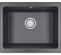 Кухонная кварцевая мойка GRANULA GR-5551 графит