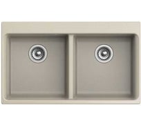 Мойка EWIGSTEIN кварц Axel 90D 2-чаши 860x510 бежевый арт.EW- X- 90D бежевый