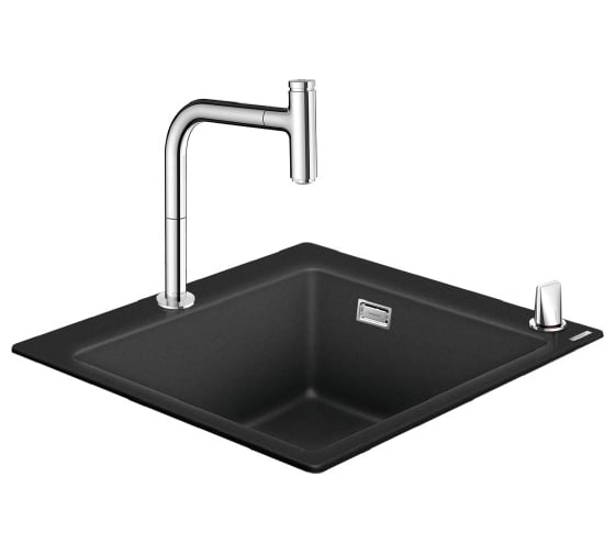 Кухонная мойка со смесителем HANSGROHE 43217000 C51-F450-06 00000061694 1