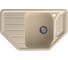 Мойка GranFest CORNER 800E угловая 800х500 мм кашемир арт.GF- C-800E кашемир 1