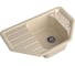 Мойка GranFest CORNER 800E угловая 800х500 мм кашемир арт.GF- C-800E кашемир 2