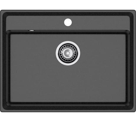 Мойка GranFest LEVEL 660 1-чаша 660х500 мм черный арт.GF- LV-660 черный