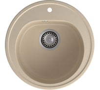 Мойка GranFest RONDO 510 1-чаша D-508 мм кашемир арт.GF- R-510 кашемир
