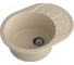 Мойка GranFest RONDO 580L 1-чаша+крыло 579х445 мм кашемир арт.GF- R-580L кашемир 2