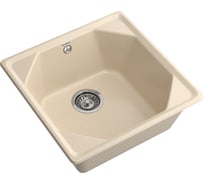 Мойка GranFest UNIQUE 500 1-чаша, 500х500 мм, кашемир арт.GF- U-500 кашемир