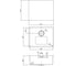 Мойка для подстольного монтажа, бронза IDDIS Edifice EDI54B0i77 3