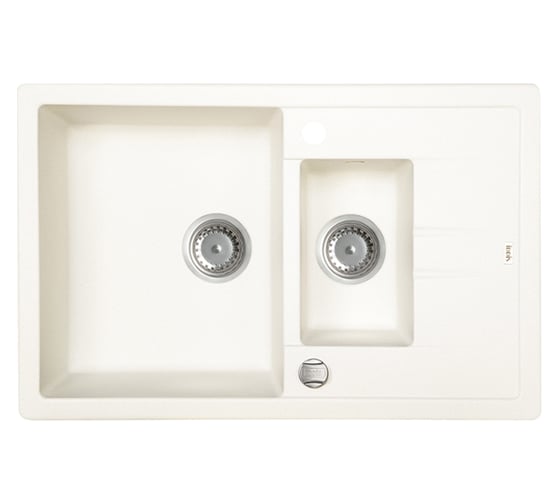 Мойка IDDIS Granucryl белая 1 1/2 чаши 780х500 Vane G V20W785i87