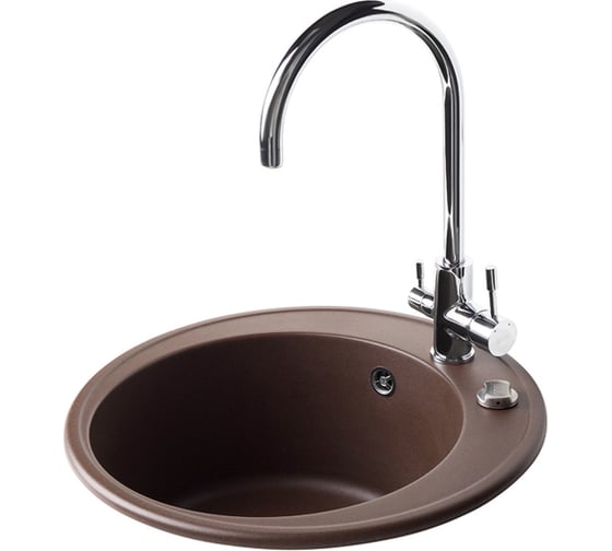 Мойка IDDIS Granucryl цвет шоколад одна чаша D510 Kitchen G K16C511i87