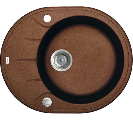 Мойка IDDIS Granucryl цвет шоколад одна чаша 620х500 Kitchen G K17C621i87