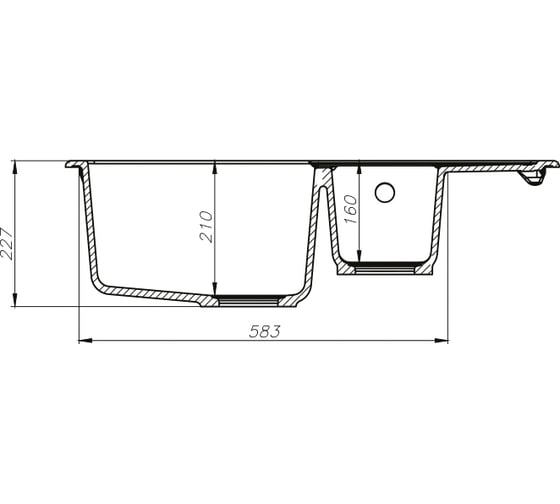 Мойка IDDIS Granucryl песок 1 1/2 чаши 780х500 Vane G V18P785i87