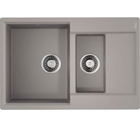 Мойка Omoikiri Daisen 78-2-GR Artgranit/leningrad grey 4993332