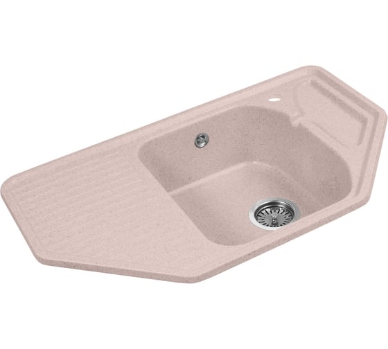 Кухонная мойка AquaGranitEx розовый M-10/315