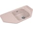 Кухонная мойка AquaGranitEx розовый M-10/315 2
