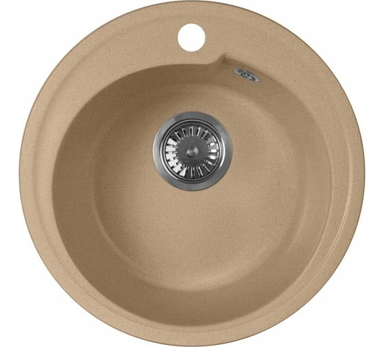 Кухонная мойка AquaGranitEx песочный M-45/302 1